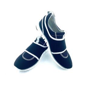 Cole Haan Women's Size 7B Zero Grand Slip On Sneakers Black/White